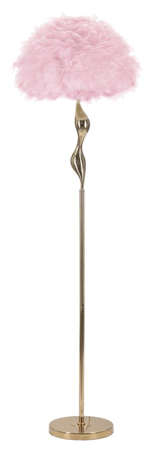 LAMPADA DA TERRA SLIM ROSA CM 50X165
