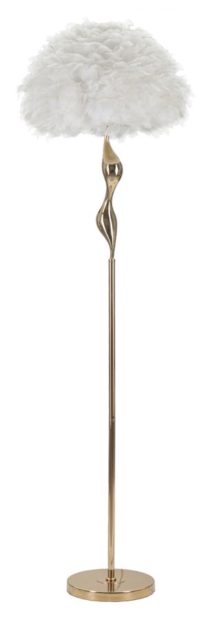 LAMPADA DA TERRA SLIM BIANCO CM 50X165