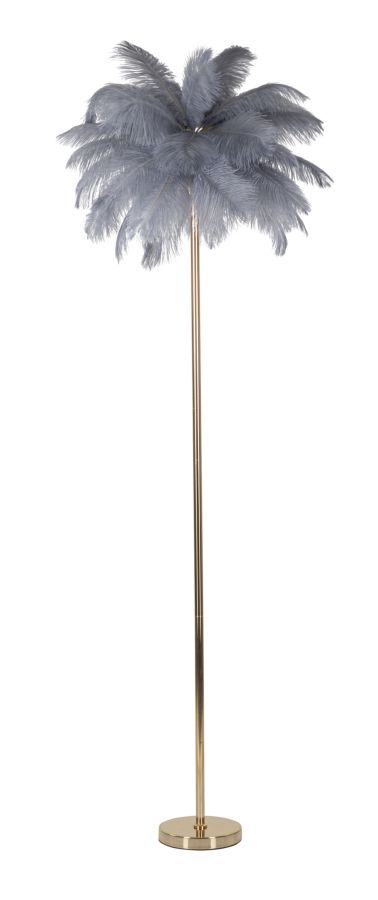 LAMPADA DA TERRA PALM GRIGIA CM 55X160