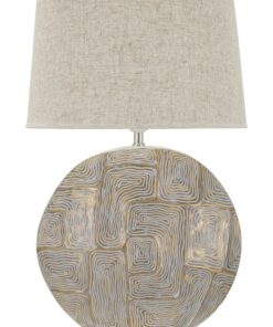 LAMPADA DA TAVOLO RESINA ECLIPS CM  38X64