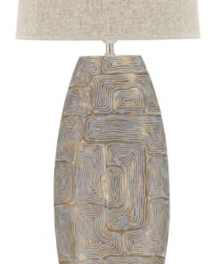 LAMPADA DA TAVOLO RESINA ECLIPS TOWER CM  38X90