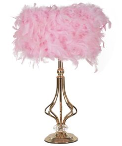 LAMPADA DA TAVOLO TARTY ROSA CM  25X54