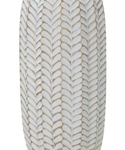 VASO RESINA LEAF CM  18,5X46