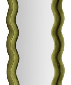 SPECCHIO DA MURO  MIKI VELLUTO VERDE CM 60X4X160