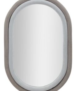 SPECCHIO DA MUTO ANTONY VELLUTO GRIGIO/MIX CM 60X4X90
