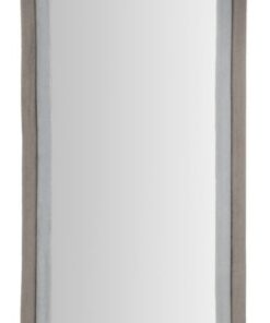 SPECCHIO DA MURO CLOE VELLUTO GRIGIO CM 60X4X160