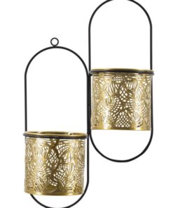 P/VASO DA MURO DOPPIO HONG CM 27X14X48