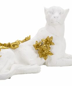 LEOPARDO WHITE/GOLD CM 53X21,5X24