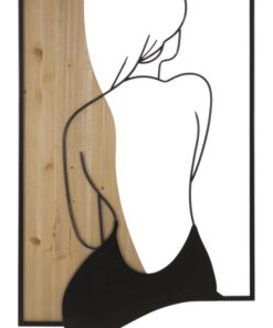 PANNELLO DA MURO BEAUTY FERRO E WOOD 60X2X90