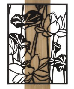 PANNELLO DA MURO LOTUS FERRO E WOOD CM 60X2X90