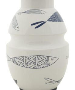 VASO CERAMICA FISH CM  15X24