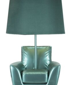 LAMPADA DA COMODINO MIDCENTURY TURCHESE CM  26X43