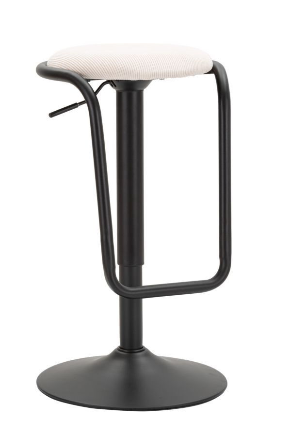 SGABELLO BAR DESTINY BIANCO CM 41X61-83