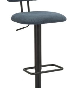 SGABELLO BAR LIGHT NAVY CM 41X47,5X85-106,5(SEDUTA CM 61-83) SET 2PCS