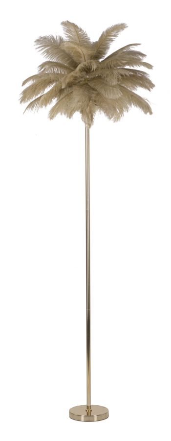 LAMPADA DA TERRA PALM CAMMELLO CM 55X160