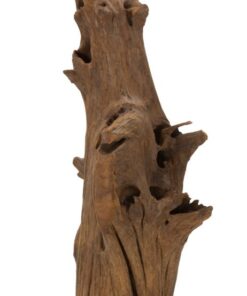 SCULTURA AKAR IN TEAK RICICLATO CM 23X27X64 (PEZZI UNICI - NON RIP. IN SERIE)