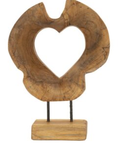 SCULTURA HASI IN TEAK RICICLATO CM 28X10X38 (PEZZI UNICI - NON RIP. IN SERIE)