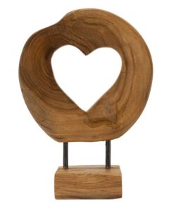 SCULTURA HASI IN TEAK RIC. CM 20X10X28  (PEZZI UNICI - NON RIP. IN SERIE)