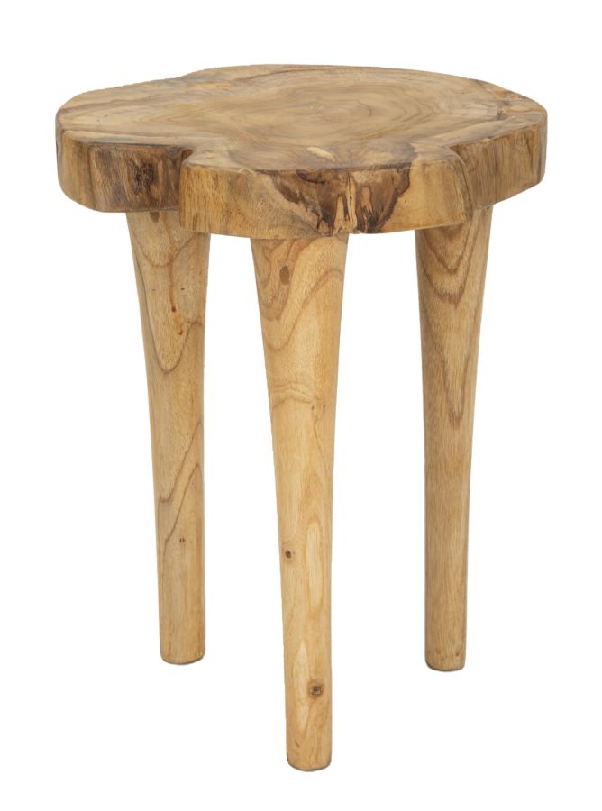 SGABELLO KURSI IN TEAK RICICLATO CM 35X45 (PEZZI UNICI - NON RIP. IN SERIE)