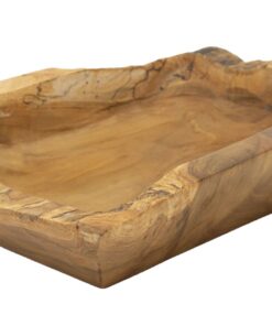 S/TASCHE KUTAK IN TEAK RIC.CM 25X19X7  (PEZZI UNICI - NON RIP. IN SERIE)
