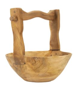 S/TASCHE TIMBO IN TEAK RICICLATO CM 32X25X27 (PEZZI UNICI - NON RIP. IN SERIE)