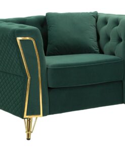 POLTRONA EMY VERDE C/CUSCINO CM 104X83X76