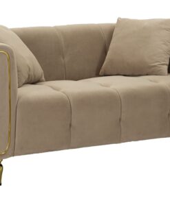 DIVANO ALMA GRIGIO C/CUSCINI CM 155X81X71