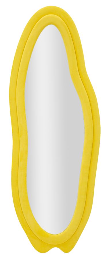 SPECCHIO DA MURO CHANELE GIALLO CM 60X4X160