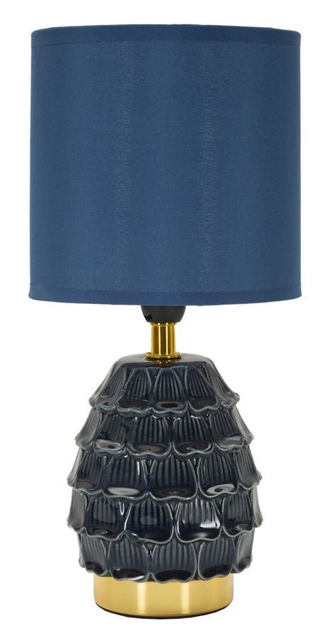 LAMPADA DA COMODINO PIGNY BLU CM 15X30,5