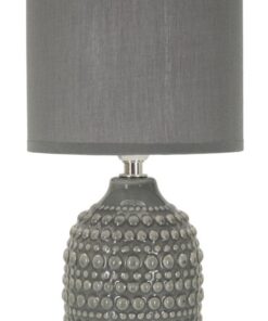 LAMPADA DA COMODINO POINTS GRIGIA CM  15X30,5