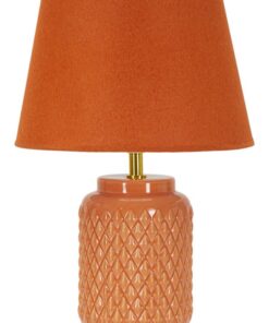 LAMPADA DA TAVOLO SQUARE ARANCIONE CM  28X44