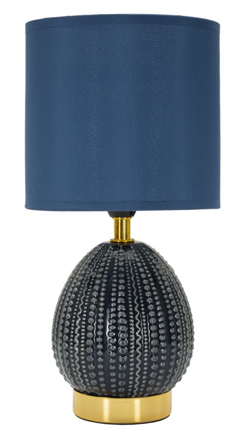 LAMPADA DA COMODINO FLAVI BLU CM 15X30,5