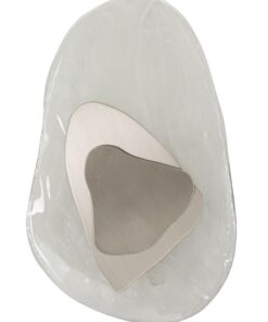 LAMPADA DA MURO OCEAN SILVER CM 21X8X31