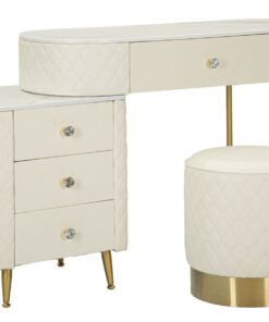 TOELETTA SHARON PANNA C/PUFF CM 120X40X75 (MISURA PUFF 36X39)