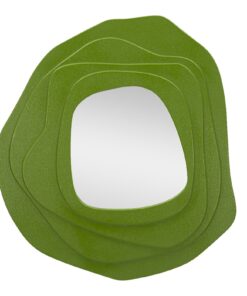 SPECCHIO DA MURO DALIA VERDE CM 90X4X97