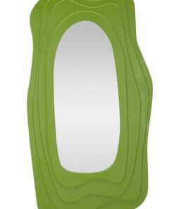 SPECCHIO DA MURO DAFNE VERDE CM 90X4X165