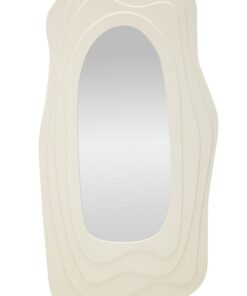 SPECCHIO DA MURO DAFNE BIANCO CM 90X4X165