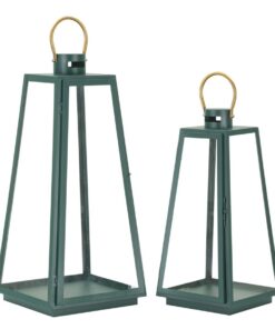 LANTERNE GRENT SET 2 PZ CM  25X25X57-20X20X45