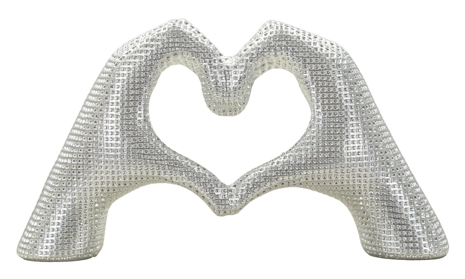 SCULTURA LOVER SILVER CM 25X7,5X13,5