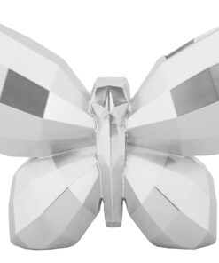 VASO BUTTERFLY SILVER CM 22,5X8X15