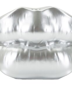 VASO MOUTH LIP SILVER CM 23X8X12
