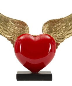 CUORE C/ALI P/CANDELE CM 36,5X14X30,5