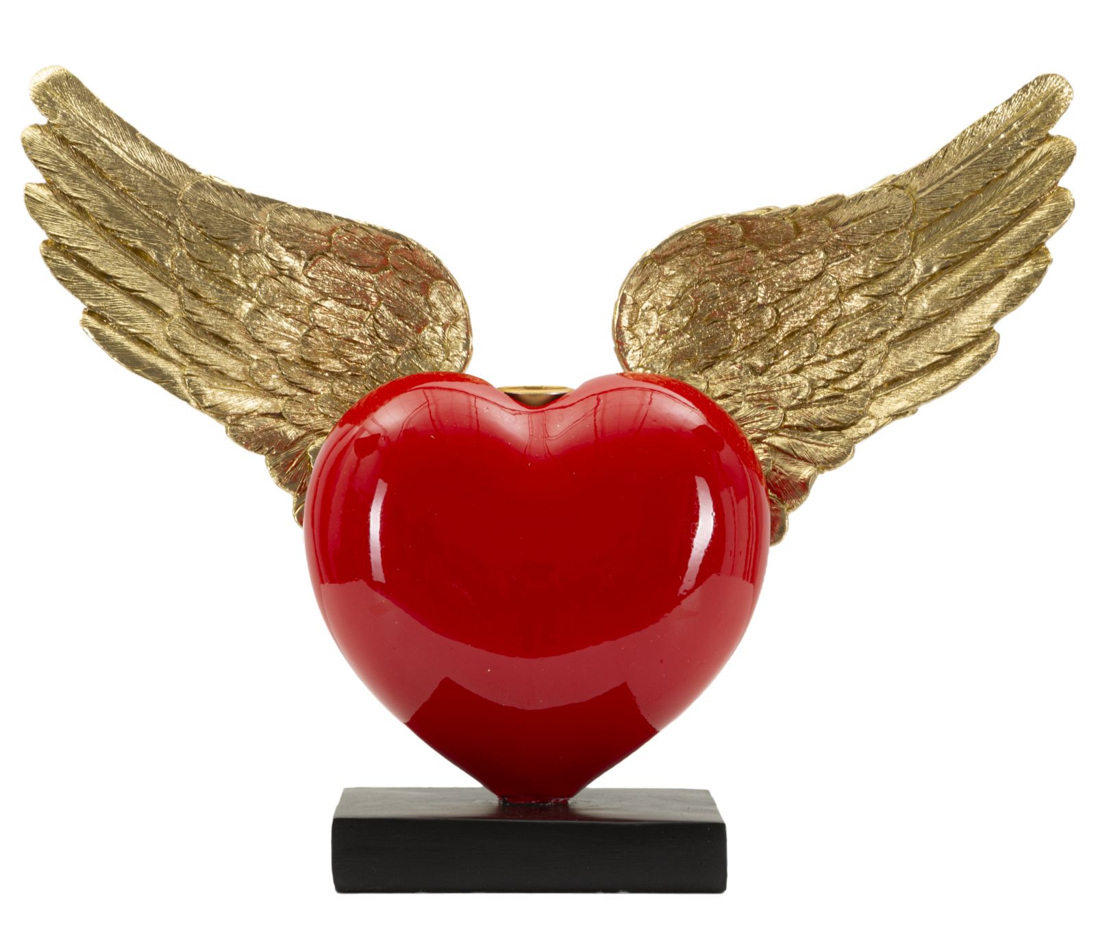 CUORE C/ALI P/CANDELE CM 36,5X14X30,5