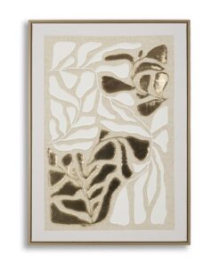 STAMPA DIPINTA SU TELA GOLDY C/CORNICE -B- CM 50X3X70