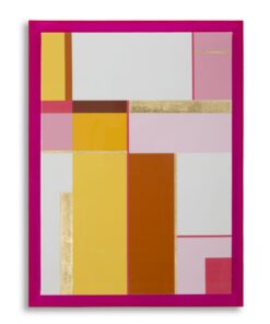 STAMPA SU TELA LACCATTO ACRYLIC C/CORNICE -B- CM 60X3,3X80