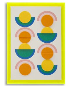 STAMPA SU TELA POP ART C/CORNICE -B- CM 50X3,3X70