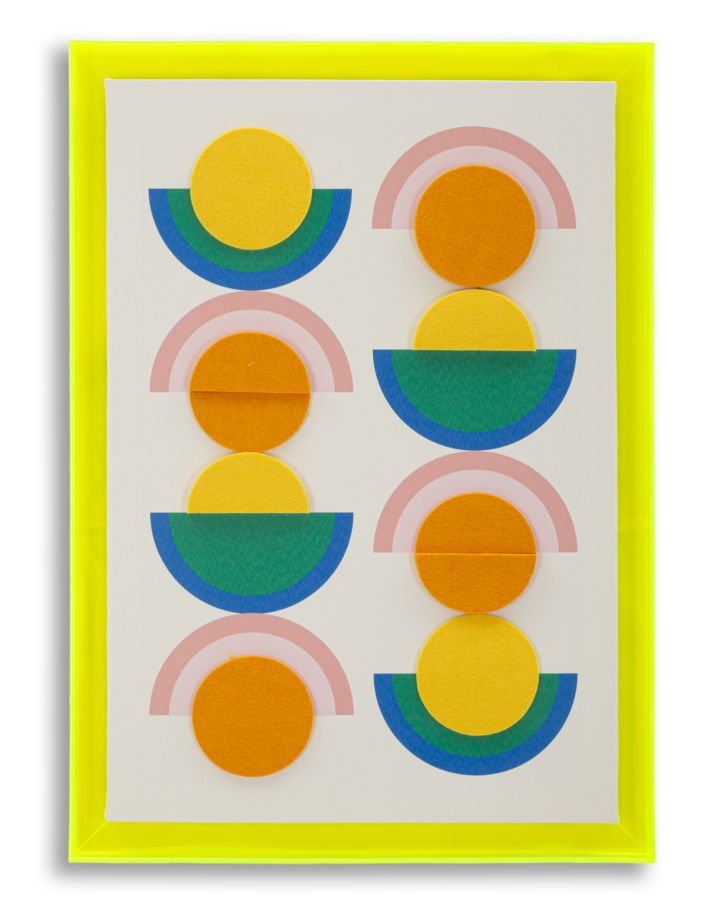 STAMPA SU TELA POP ART C/CORNICE -B- CM 50X3,3X70