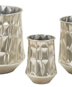 P/VASI SILVER SET 3 PZ CM  35X38,5-27,5X33-18,5X26,5