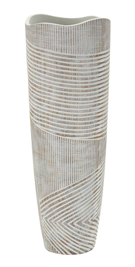 VASO RESINA WOODY CM 19X55