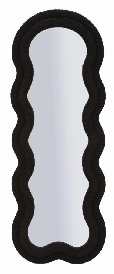 SPECCHIO DA MURO TEDDY NERO CM 60X4X160 (MISURA SPECCHIO CM 39X137)